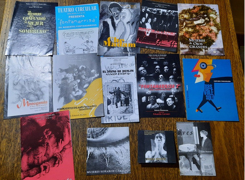 Lote De 14 Programas De Teatro El Circular 0