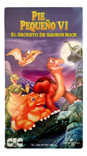 Pie Pequeño Vi El Secreto De Saurus Rock Vhs Original 0