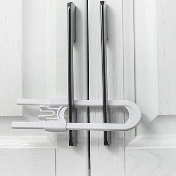 Candado Para Puertas Con Manija Bebes Proteccion Niños 1