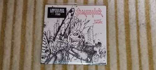 Slaughter - Bloody Karnage - Box Raro - Compacto E Camiseta 1