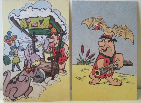 Antigua Postal De Los Picapiedras Año 1965 0