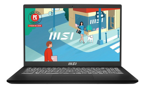 Notebook Msi Modern 15 15.6'' Ips Full Hd Ryzen 5 16gb 512gb 0