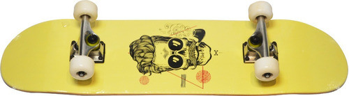 Skate Profesional Doble Cola Patineta Skull 1