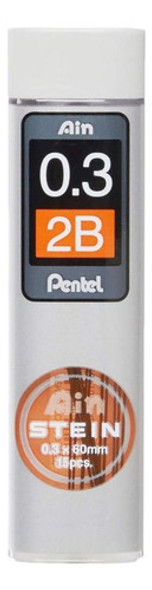 Mina Grafite Ain Stein Pentel - 0.3mm 2b 0