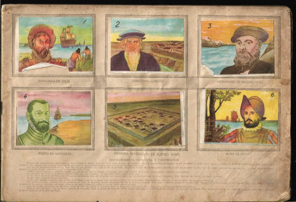 Album De Figuritas Historiador 1959 Falta Tapa 0