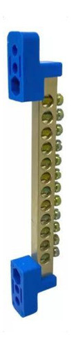 Barramento Sibratec S/ Proteção Azul Neutro 12 Furos 011913 1