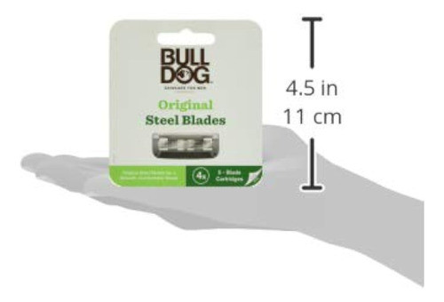 Bulldog Cuchillas De Afeitar Originales Para Hombre, 4 Unida 1