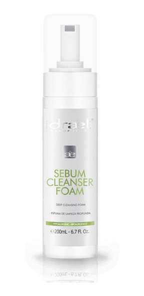 Sebum Cleanser Foam Espuma De Limpieza Profunda 200ml Idraet 0