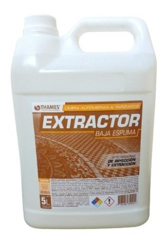Limpia Tapizados Extractor Baja Espuma X 5lt 0