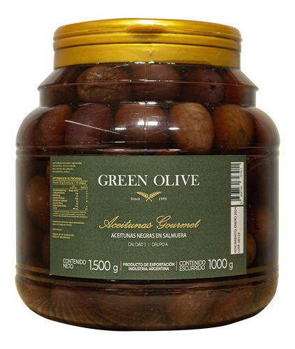 Aceitunas Negras Naturales N° 000 X 1 Kg (en Aceite 2 Cm) 0