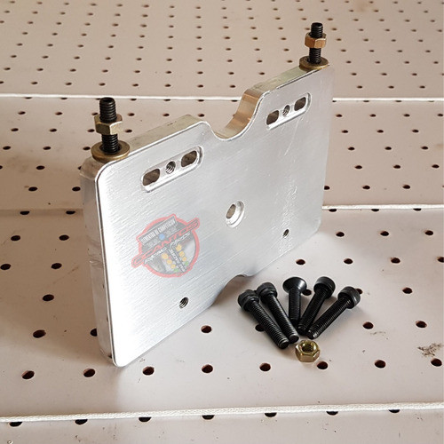 Base Doble Porta Bobina Tipo Msd 8224 De Aluminio 0