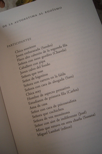 De La Autoestima Al Agoismo. Jorge Bucay. Excelente!! 1