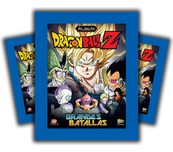 Álbum + 50 Sobres Figuritas Dragon Ball Z Grandes Batallas 1