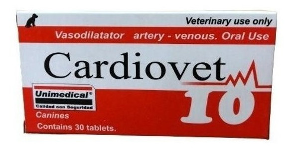 Cardiovet 10 X 30 Comprimidos Unimedical 0