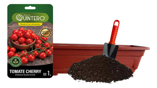 Semilla A Elección, Jardinera Grande, Tierra Y Palita 0