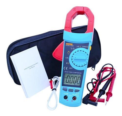 Pinza Amperometrica/temperatura Digital Vc903 Microcentro 0