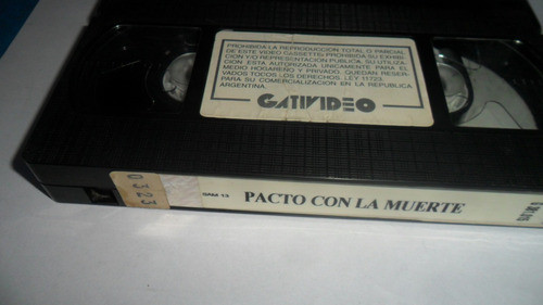 Vhs Pacto Con La Muerte (1998) 0