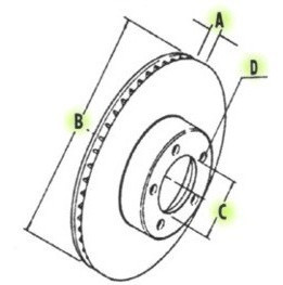 Disco Freno Fiat Palio/siena Ventilado 0