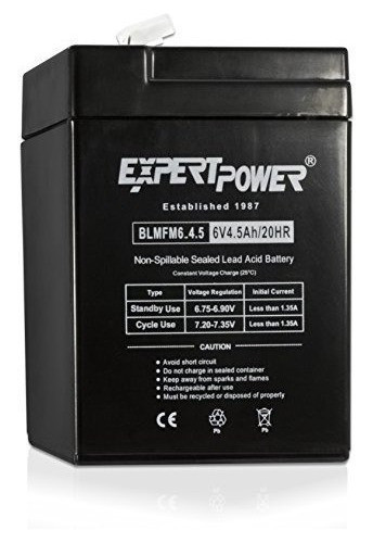 Expertpower Exp645 6v 4.5 Amp Rechargeable 0