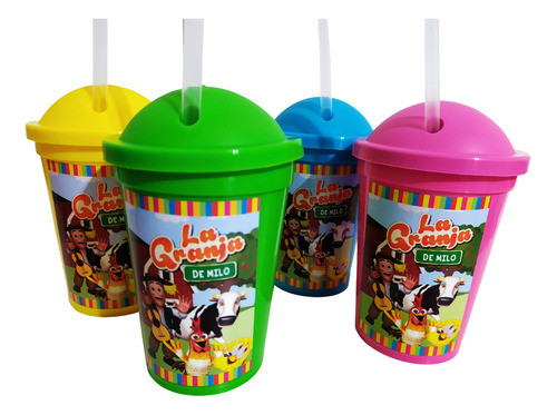 Vasos Plásticos Personalizados - Granja De Zenón (10 Unid) 0