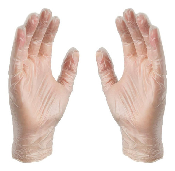 Ammex Guantes Médicos De Vinilo Transparente, Estuche De 100 1 Ammex Guantes Médicos De Vinilo Transparente, Estuche De 100 1
