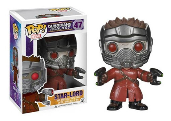 Funko Pop Marvel Guardians Of The Galaxy Star-lord 0