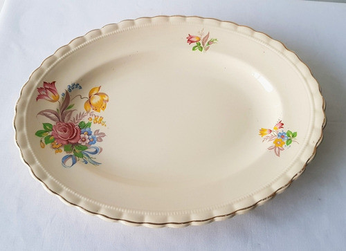 Fuente O Bandeja Loza Inglesa J & G Meakin 31 Cm Por 25 Cm 0
