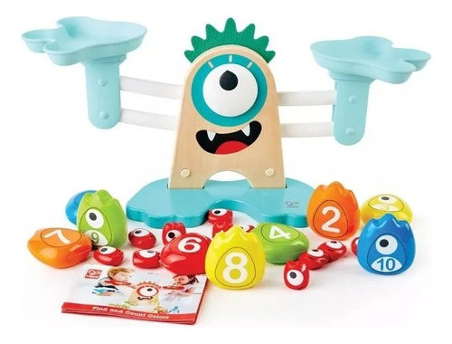 Hape Balanza Matemática De Monstruo Juego Didáctico Original 1