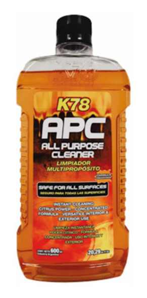 Apc Limpiador Multiproposito K78 600cc Tapizados Motores 0