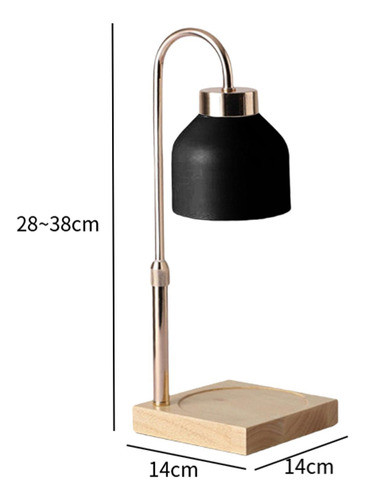 Lâmpada Aquecedora De Velas, Adaptador Americano, Preto 1