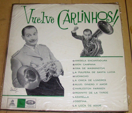 Carlinhos Y Su Bandita Vuelve Carlinhos Lp Chileno Kktus 0