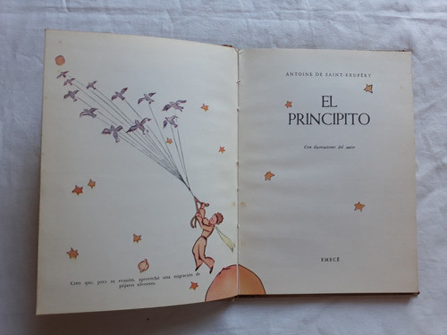 El Principito - Antoine De Saint-exupery Emecé Editores 1972 1