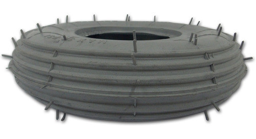 Pneu Cinza + Câmara 200x50 Ace Dianteiro P/ Cadeira De Roda 1