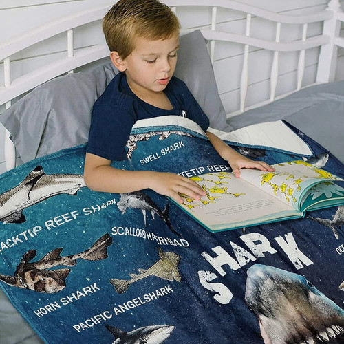 Manta De Tiburón Para Niños Regalos De Tiburón Para Adultos 1