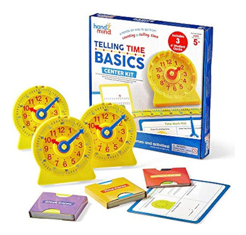 Hand2mind Kit De Centro Básico Para Decir La Hora, Linea Num 0