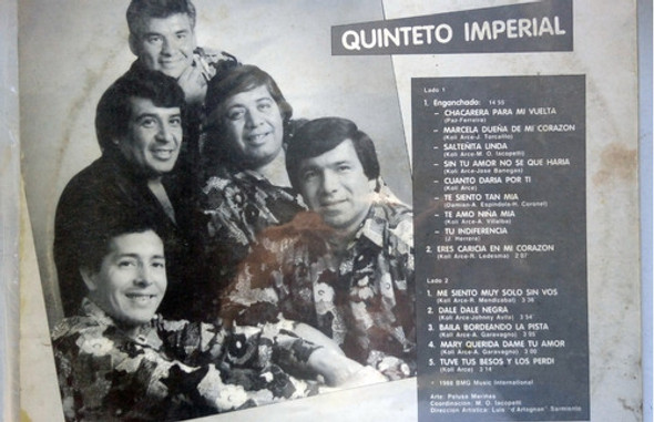 Quinteto Imperial Por Todo El Camino Lp Argentino / Kktus 1
