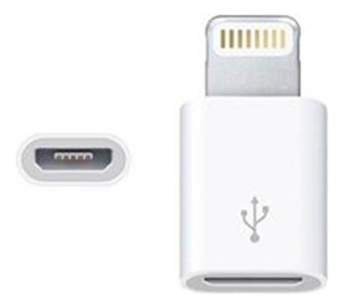 Adaptador Otg Micro Usb Hembra A Lightning Macho Ade Ramos 0