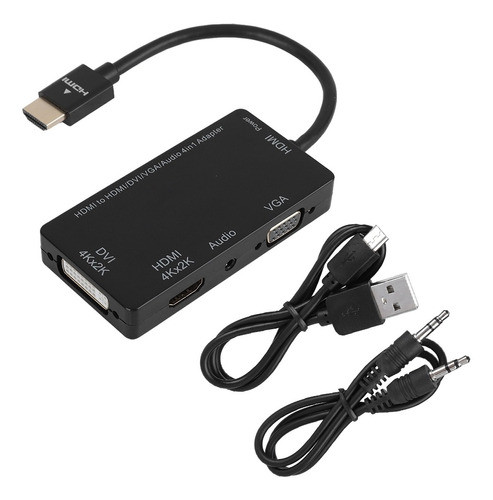 Adaptador Cabledeconn Hdmi Para Dvi 4k/vga/hdmi 1