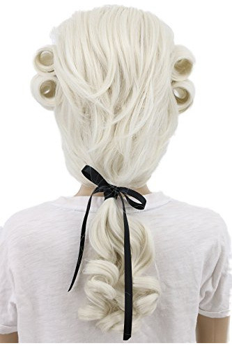 Karlery Peluca De Pelo Largo Para Niños Color Blanco 1