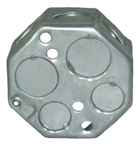 Caja Octogonal Electricidad Embutir Aluminizada 1