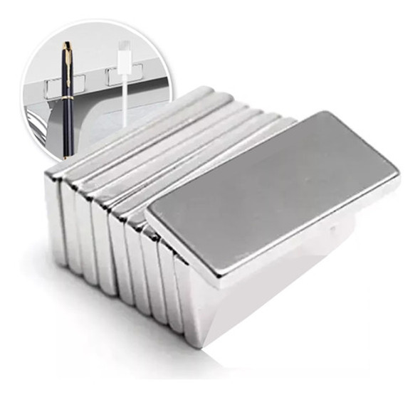 Iman Neodimio Imanes Rectangular Decoración Potentes 0