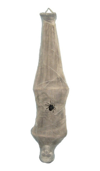 Decoracion Halloween Muerto Esqueleto Colgado En Telaraña 1