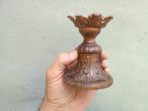 Antigua Base Metal 8,5 Diam X 10,5 Alto - 7,6 Diam Interno 0