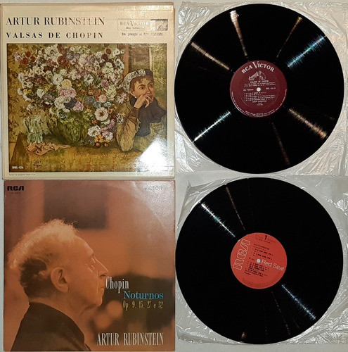 Frt Grátis Seleção Artur Rubinstein 3lp Nac Italiano Noturno 0