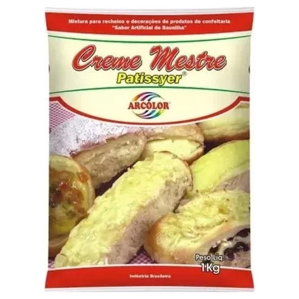 Kit C/3 Creme Mestre Patissyer 1kg - Arcolor 1 Kit C/3 Creme Mestre Patissyer 1kg - Arcolor 1