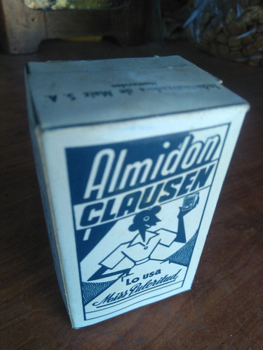 Antíguo Jabón Blanqueador Almidón Clausen Decoración Colecc 0
