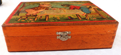 Monijor62-antigua Coleccion Cubos De Madera Rompecabeza 1