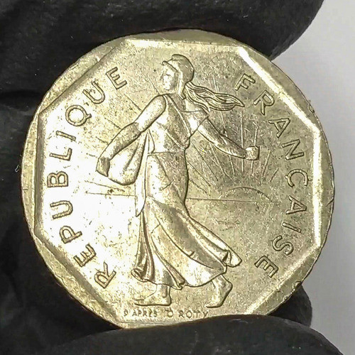 Francia 2 Franc 1979 Antigua Moneda De Colección 1