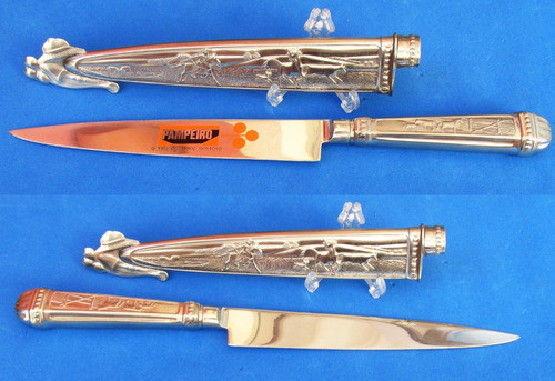 Faca Gaucha Caixa Original  Elmo  Propaganda Arroz Pampeiro 1