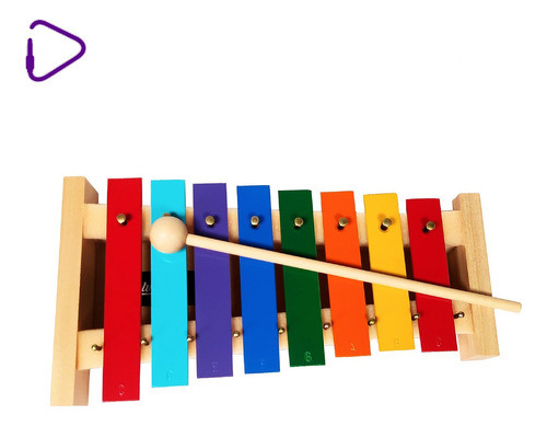 Metalofón Diatónico De 8 Notas Sol Venturi 0